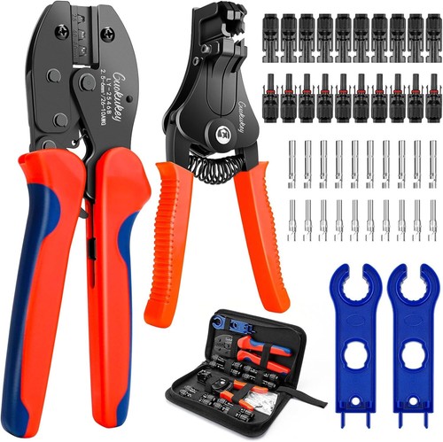Crimpzange solarstecker set - solarstecker,