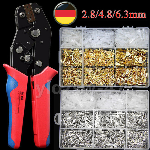 900 tlg flachstecker - 900-tlg,