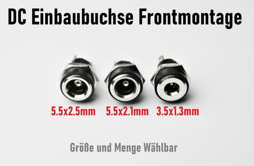 Einbaubuchse hohlstecker - dc,