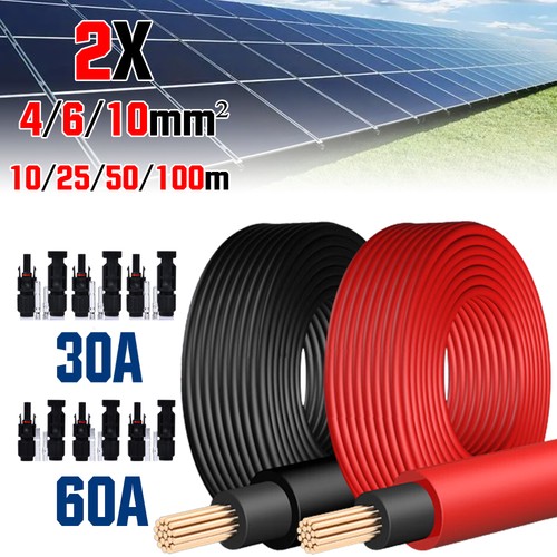 Rot schwarz 10mm - 6, 10mm²