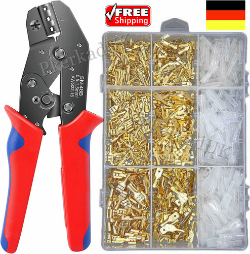 900 tlg flachstecker - flachstecker, set